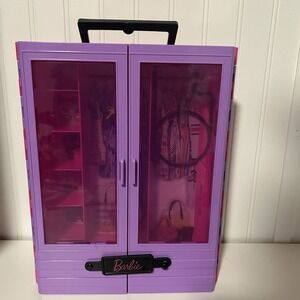 BARBIE Fashionistas Ultimate Closet Storage Carrying Case Wardrobe 12x10x3"